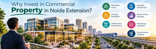 Advantages of Investing in Commercial Property in Noida Extension