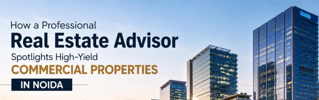 How a Professional Real Estate Advisor Spotlights High-Yield Commercial Properties in Noida