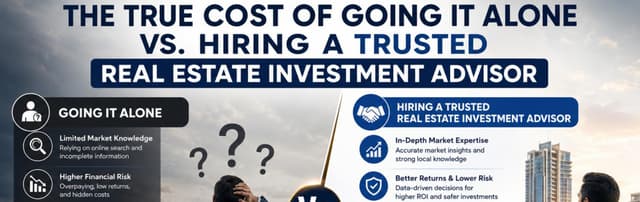 The True Cost of Going Alone vs Hiring a Trusted Real Estate Investment Advisor in Delhi-NCR