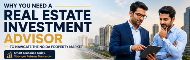 Why You Need a Real Estate Investment Advisor to Navigate the Noida Property Market